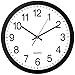 Bernhard Products Black Wall Clock, Silent Non Ticking - 16 Inch Extra Large Quality Quartz Battery Operated Round Easy to Read Home/Office/Business/Kitchen/Classroom/School Clock (16 Inch B)
