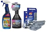 Produktvorteile DAS TUCH: - Durch die Herstellung aus besonders weichem Garn im High-End-Webverfahren ist DAS TUCH extrem flauschig und besitzt eine sehr angenehme und sanfte Haptik. - Ideal zum sanften Auspolieren von Politur, Wachs und Sprüh-wachs. - Extrem weicher und flauschiger Hoch-Flor. - Besonders hohe Aufnahmefähigkeit, dadurch keine Streifen und Wolken. - Beidseitiger Hoch-Flor, somit sehr lange einsetzbar und absolut sicher gegen falsche Anwendung. - Größe: 40x40cm - Waschbar bis 60°C