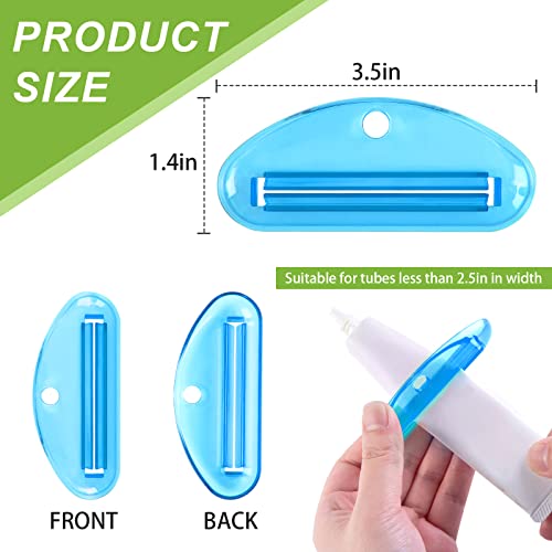 loveinusa toothpaste tube squeezer 4pcs toothpaste squeezer roller tool for bathroom home use assorted colors