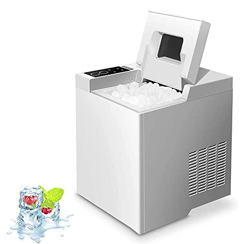 Máquina compacta portátil para fabricar hielo con cazo y canasta miniatura 1