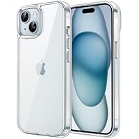 JETech Cover per iPhone 15 6,1 Pollici, Anti Ingiallimento Custodia con Antiurto, Anti-Graffio e...