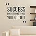 Produktbild Wandaufkleber Phrase Sie gehen Erfolg Inspiration Wandtattoo Office Lab School Art Kreative Wandaufkleber 69X96cm