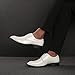 ZZHAP Mens Tuxedo Shoes Wedding Formal Dress Patent Leather Shoes White-03 US 9.5