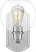 Quoizel PRUC8607BN Pruitt Blueprint Wall Sconce, 1-Light 100 Watt, Brushed Nickel