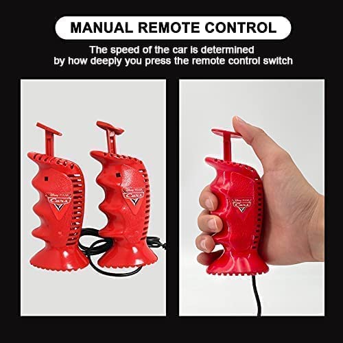 Nuit Slot Car Racing Track Sets Lightning Mcqueen Toys Including 2 Slot Cars 1:43 Scale And 2 Hand Controllers Race Car Track Sets Dual Racing Gifts For Children Boys Girls Over 3 Years Old Easter Day #TOP4