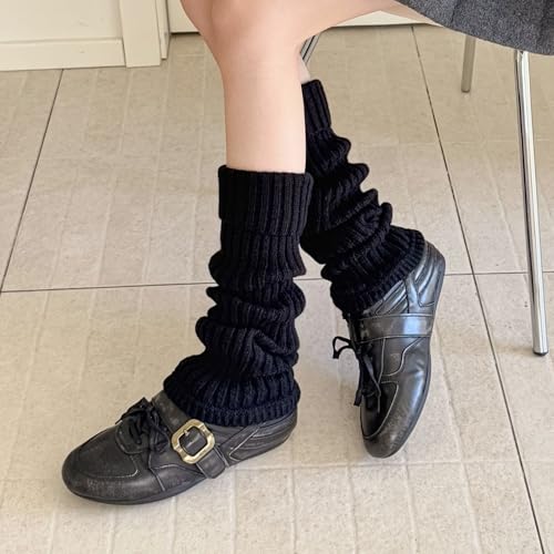 Image of Knitted Leg Warmers,womens leg warmers,Socks Long Yoga Ankle Warmers Women's Wool Warm Boot Socks