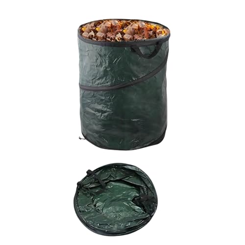ADEPTNA Large 120L Heavy Duty Pop-Up Garden Waste Bag with Handles - Reusable & Strong Refuse/Rubbish Sack for Garden Clean up (PACK OF 1)