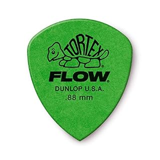 Dunlop 558P088 Médiators Tortex Flow Standard 0,88mm sachet de 12 - Les Beatles, Paul McCartney, John Lennon, RIngo Starr, George Harrison