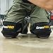 GRENPRO Professional Knee Pads for Work,Heavy Duty Thick Foam Knee Pads Tools, Knee Pad with Soft Gel Cushion for Construction, Work, Flooring, Gardening, Cleaning, Tiling,Black