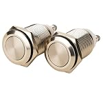 Gebildet – Gebildet 2pcs 16mm 5A/12V/24V/125V/250V Verriegelung Druckkn