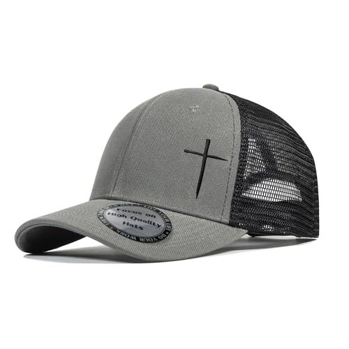 Image of Christian Hats for Men Women,Jesus Cross Hat Christian Religious Gifts for Birthday /Christmas