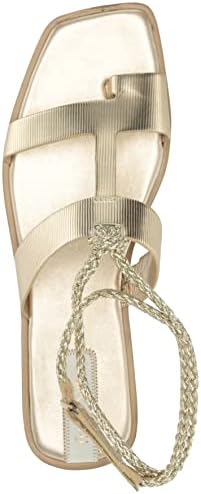 Franco Sarto Womens Maren Ankle Strap Sandal Platino Gold 6.5 M | Image 4