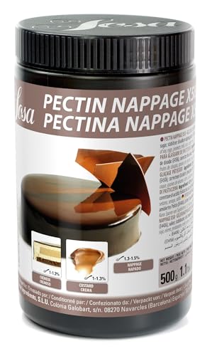 Dosaggio 1 - 1,5% SOSA Pectina Nappage X58 - Pectina a basso metossil ammidata (LMA) con sali ritardanti e calcio - Barattolo 500 gr