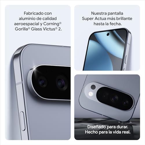 Miniatura 5 de Google Pixel 10 Pro XL - Smartphone Android Libre con Gemini, Triple cámara Trasera, batería de más de 24 Horas y Pantalla Super Actua de 6,8" - Obsidiana, 256GB