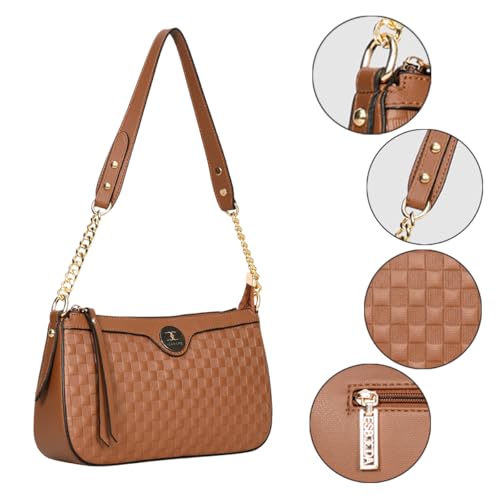 Image of ESBEDA Checks Texture Handbag | Ladies Purse | Stylish Handbag | Gift Bag For Women