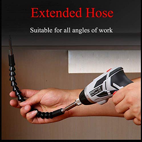 Samnuerly Elektroschrauber wiederaufladbar, Akku-Bohrschrauber 4 V, 46-teiliges Elektroschrauber-Set mit Tragetasche, 220 V – Bild 8