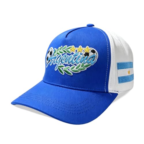 Levviye 2026 World Football Soccer Cup Support Team Adjustable Hat Cap for Sports Fan Gifts (US Alpha One Size Argentina)