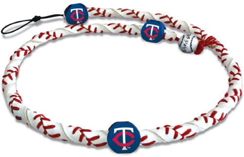 MLB Classic Frozen Rope Baseball Necklace, Women Men Unisex, Minnesota Twins, One Size Fits All