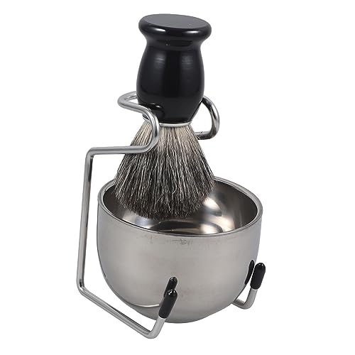 SOESFOUFU Mens Shaving Mug Brush Set Professional Shaving Brush Kit Present for Dad