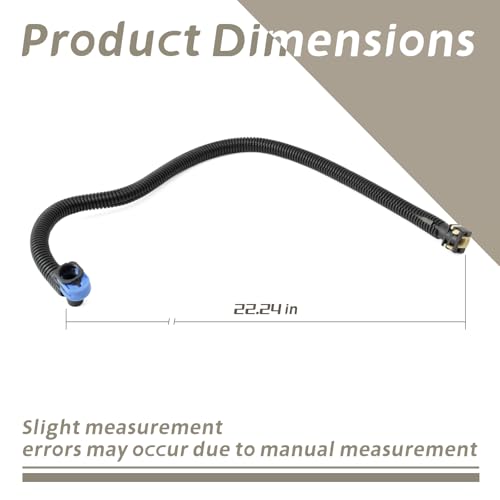 YIYANTO 9L8Z-9288-B Fuel Line Hose Assembly Replacement for Ford Escape 2009 2010 2011 2012 for Mercury for Mariner 2009 2010 2011 3.0L V6, Replace 9L8Z9288B 9L84-9288-AF From Rail Down to Frame Black by YIYANTO - Used condition - Image 6