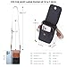 POIUGOYA Small Crossbody Bags for Women Trendy,Leather Triple Compartment Cell Phone Crossbody Wallet Purses with Card Slots