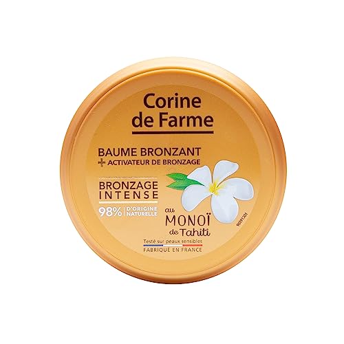 Corine de Farme - Baume Bronzant - Activateur de Bronzage Intense - au Monoï de Tahiti -...