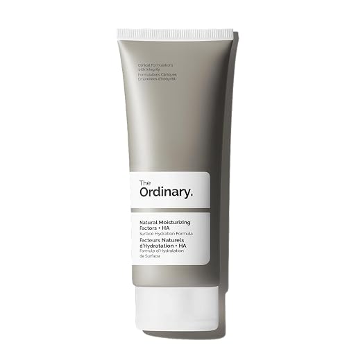 The Ordinary Natural Moisturizing Factors + HA, Factores Hidratantes Naturales + Ácido Hialurónico, Crema hidratante facial ligera para reforzar la barrera cutánea e hidratar la piel, 100 ml
