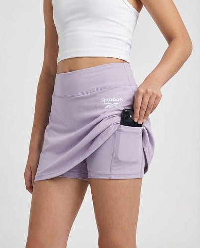 Image of Reebok 3 Pack: Girls Skorts Athletic Dry Fit Tennis Golf Skirt with Built in Shorts Active for Kids Teens Tweens (Sizes 6-16)