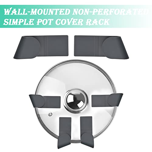 Pinsheng 3 Paia Supporto per Coperchio Pentola a
