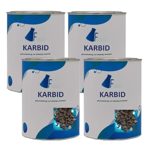 Flabzo Karbid KB-Regnr.462607 2 Kg Karbid Carbid acetylen Feste Steine (Körnung 02-20) (2,0 Kg)