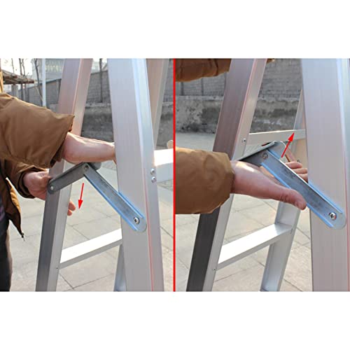 Image of 2X Folding Step Ladder Hinge Attachment Stepladders Tie Rod Replacement Kit White| Home & Garden|Tools|Ladders