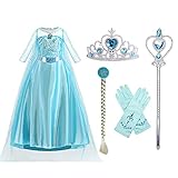 Frozen Elsa Princess Costume (2T-3T), Blue