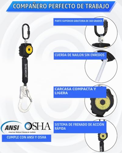 Línea de vida con gancho grande 2 Imagen adicional