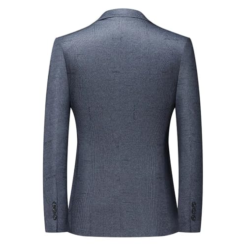 Men's Four-Season Business Slim Suit Jacket Single-Breasted Casual Banquet Wedding Blazer3