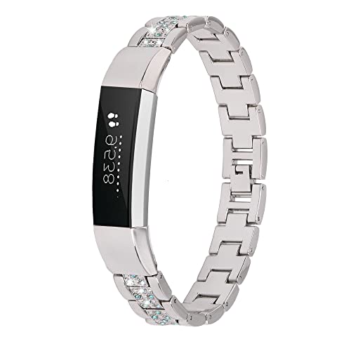 AWSMORE Metal Bands Compatible with Fitbit Alta/Fitbit Alta HR Stainless ...