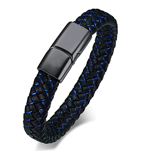 zeqingjw Cremation Memorial Urn Bracelet Made of Genuine Leather, Stainless Steel Cremation Bangle Keepsake Urn Bracelet for Ashes