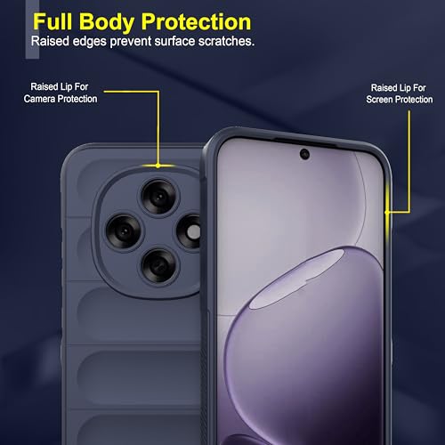 Image of Zapcase Back Case Cover for Oppo F31 Pro 5G | Compatible for Oppo F31 Pro 5G Back Cover | Liquid Silicon Magic Case with Camera Protection | Sapphire