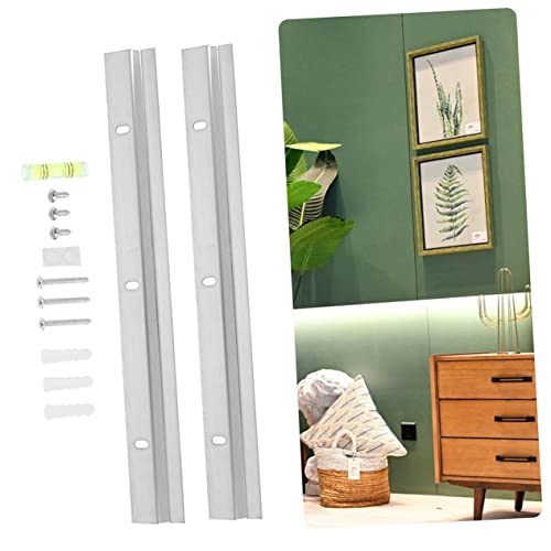 Image of DOITOOL 3sets French Cleat Hanger Kit Metal Picture Frame Mirror Mounting Brackets Easy to Install Interlocking Hardware for Art Shelves and Wall Decor