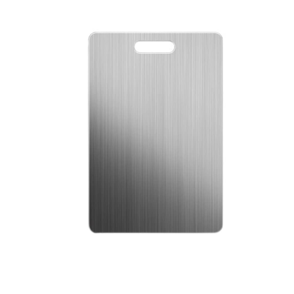 Planche à découper en acier inoxydable DAZZLEEX cuisine maison 39x28