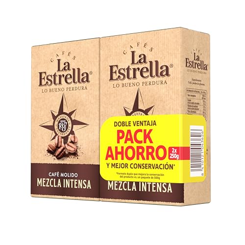La Estrella Café Molido Mezcla Intensa 250g - 2 paquetes