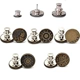 Aus Metall gefertigt, doppelseitig beschichtet, langlebig und elegant. Der Ersatz für das Jeans-Knopf-Reparaturset kann Ihre Form perfekt umreißen und das charmante Verhältnis von Taille zu Hüfte zeigen.