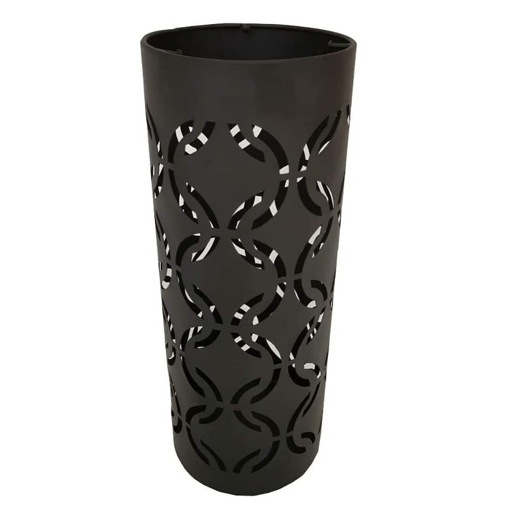 Organizator Parasoli Metalowy Stojak Na Parasole Stojak Na Parasole Wolnostojący Uchwyt Na Laski Laski Do Domu Parasol Do Przechowywania Wiaderko Stojak Do Przechowywania Parasoli (Color : Zwart, Si