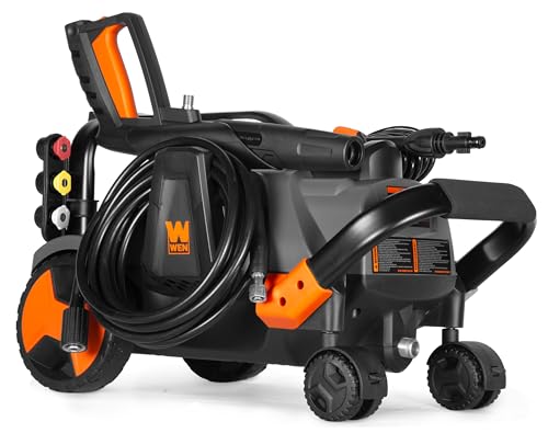 Wen 2200 PSI Electric Pressure Washer, 1.65 GPM with Onboard Detergent Tank (PW2200)