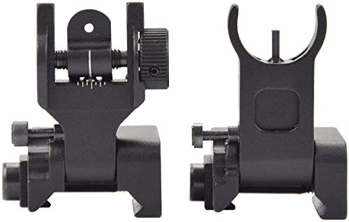 Flip Sight, Compatible con Picatinny y Weaver Rails, Vista Plegable