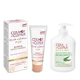 Cera di Cupra Kit Idratante Pelli Normali – Crema Viso Bianca 75ml + Sapone Mani e Corpo antibatterico 200ml – Igiene e Freschezza con Propoli ed Estratto di Eucalipto