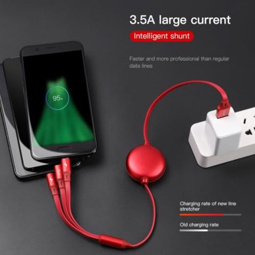 king shine Pro 3 in 1 Cable - USB Type A, C - Image 6