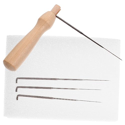 ARTIBETTER 1Set Convenient Needle Felting Kit with Mat Portable Felting Cushion for Crafting Safe and Durable Tools for DIY Projects for Beginners and