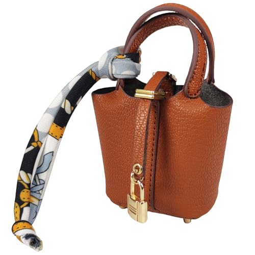 Image of Bag Charm for Handbags Decoration,Mini Leather Bag Keychain,Fashion KeyChain Accessory For Handbags Purse