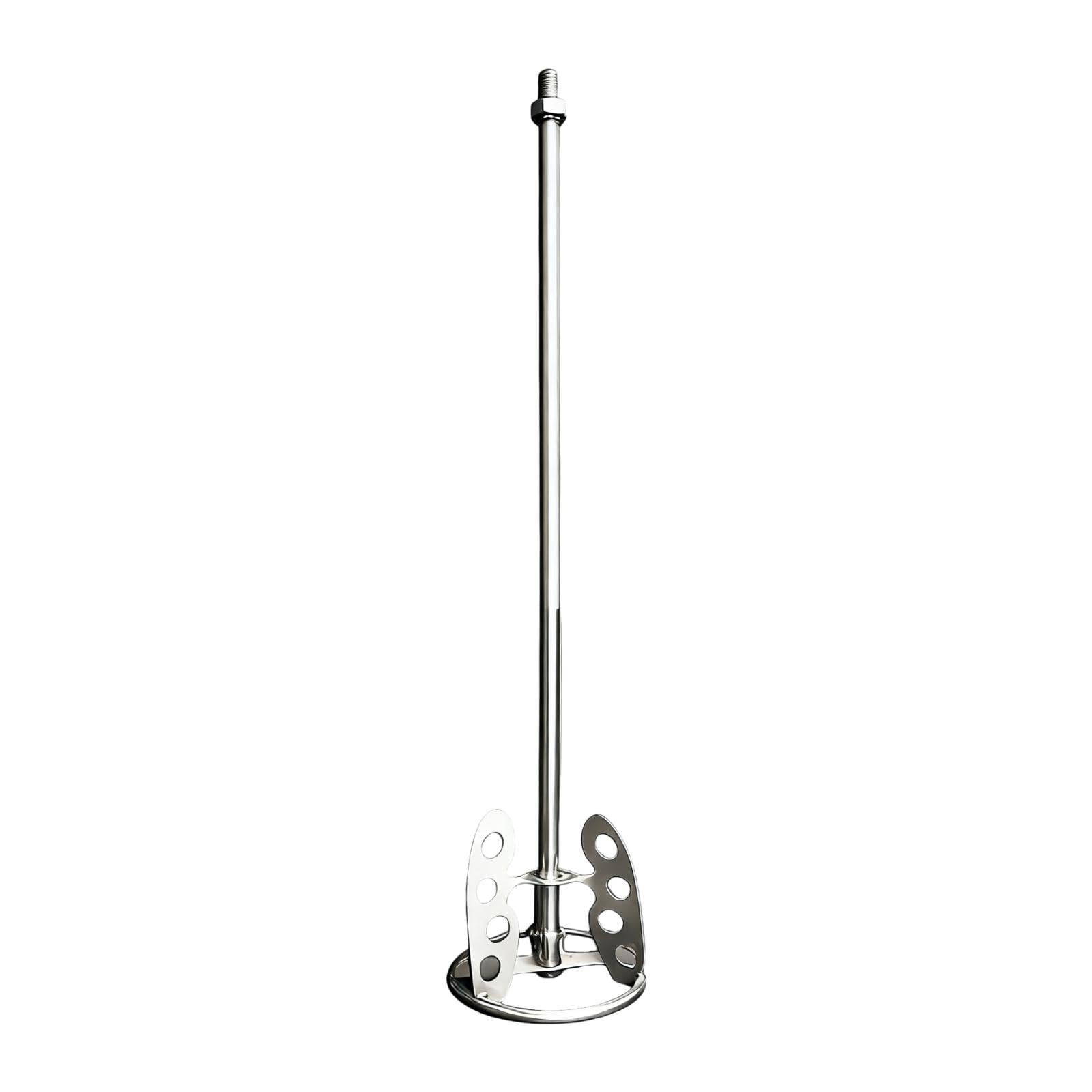 Tige à Mélanger Tige de Mélange pour Béton Malaxeur à Peinture pour Perceuse Outil d'Agitation de Mortier en Inox Adapté aux Bricoleurs Chantiers, M14