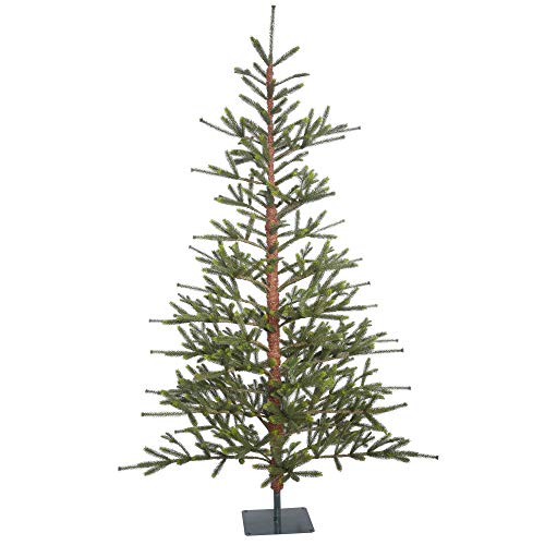 Vickerman 7' Bed Rock Pine Artificial Christmas Tree, Unlit - Faux Christmas Tree - Seasonal Indoor Home Decor